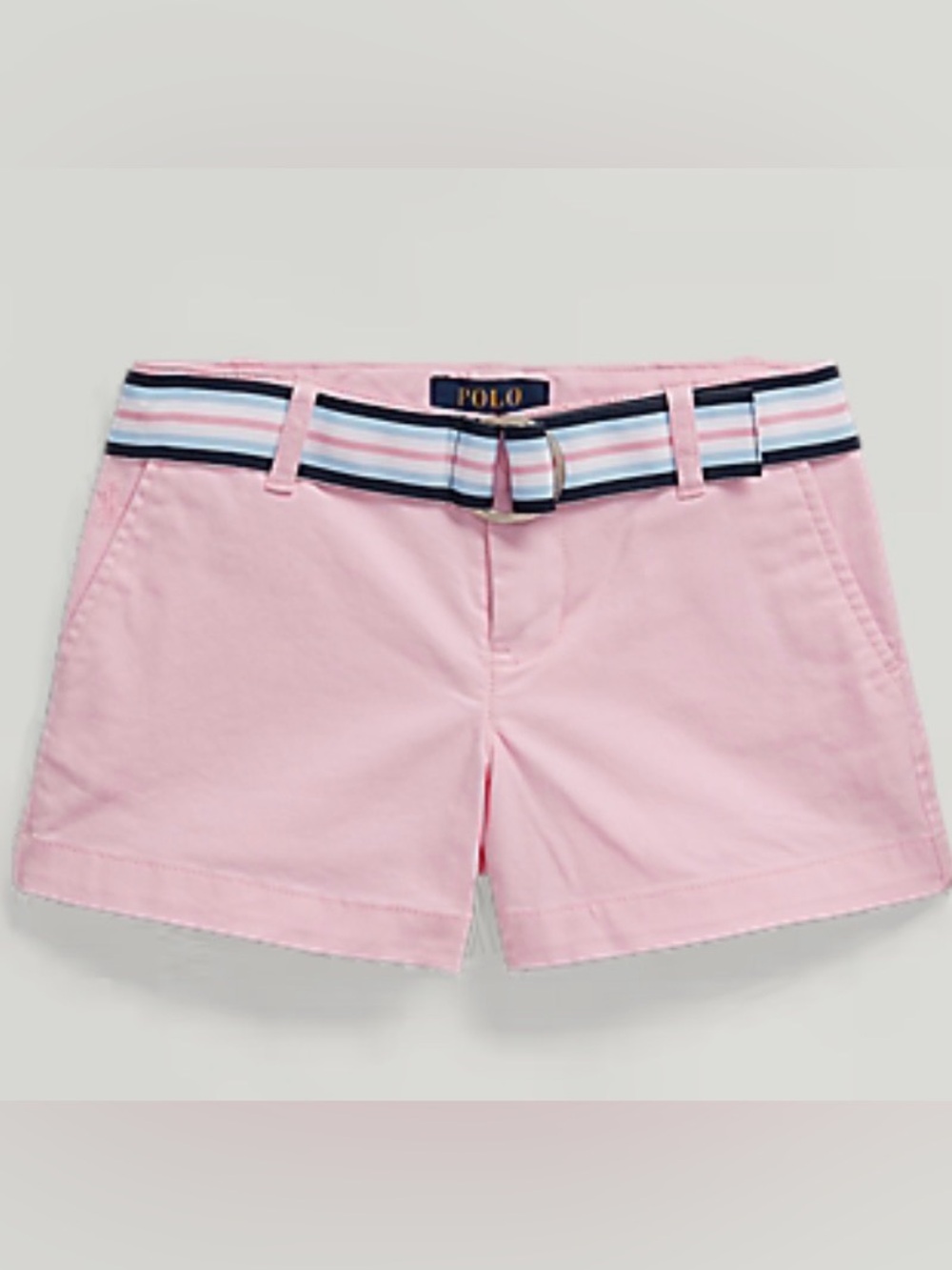 Polo by Ralph Lauren Light Pink Cotton Chino Shorts. Size 2T